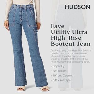 Hudson Faye Bootcut Utility Jean